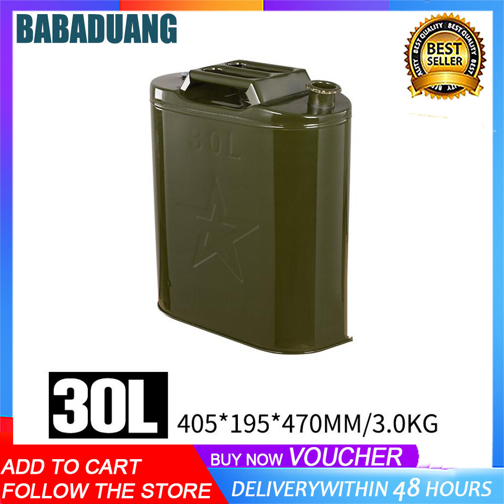 Thùng xăng thùng dầu diesel 30 lít chống nổ thùng nhiên liệu dự phòng quân sự dày