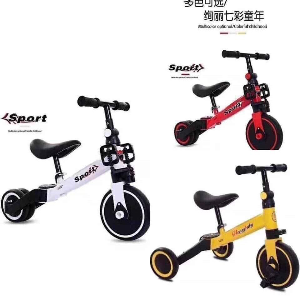 Xe đạp 3 bánh - xe chòi chân-xe thăng bằng: 3 in 1 siêu phẩm