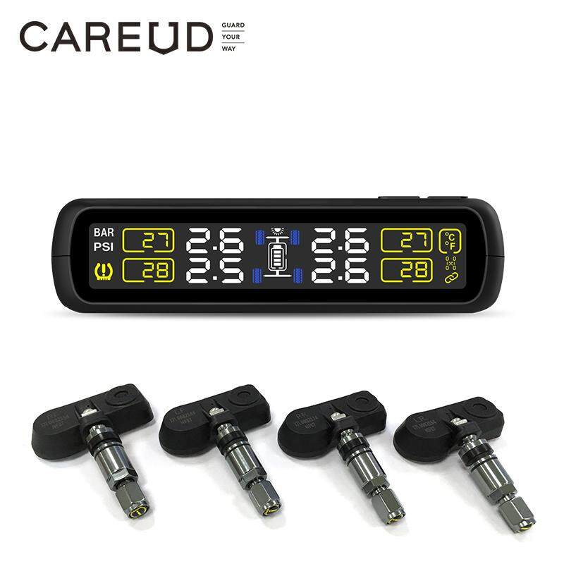 CAR EUD พลังงานแสงอาทิตย์รถยนต์ไร้สายยางตรวจสอบแรงดันยางรถยนต์ 4 เซ็นเซอร์ภายใน CAR EUD พลังงานแสงอาทิตย์รถยนต์ไร้สายยางตรวจสอบแรงดันยางรถยนต์ 4 เซ็นเซอร์ภายใน