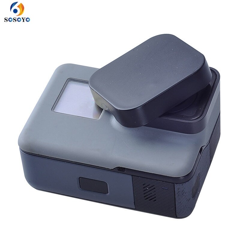 【Your camera】 6pcs Plastic Protector Cover Lens Cap Black For GoPro Hero 5 Hero 6 Action Sports camera Accessories