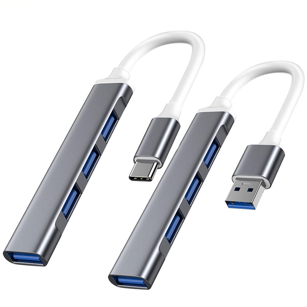 Docks & stands usb 3.0 hub hub usb dock loại c 3.1 4 cổng đa bộ chia bộ chuyển đổi otg cho lenovo macbook usb chuyên nghiệp 3.0 2.0 cổng