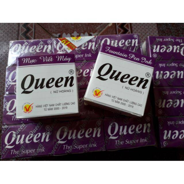 01 lọ mực queen tím học sinh