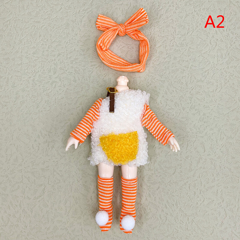 Aolaa Clothes Set for 16-17cm Ob11 Doll Fashion Suit 1 8 Bjd Doll Cute