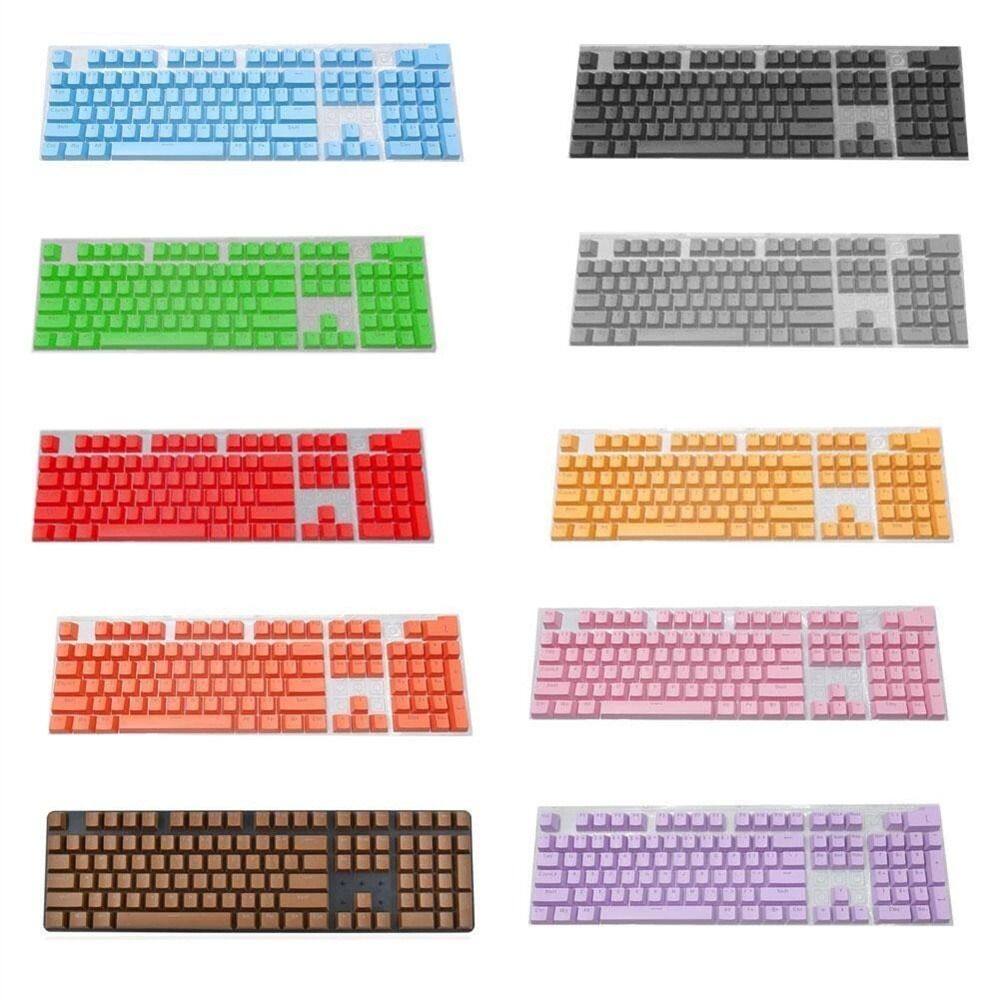 Fsfds trong suốt 104pcs 980k bàn phím cơ khí 104/108 61/87 cơ khí keycaps trống keycaps backlit key cap bàn phím keycap