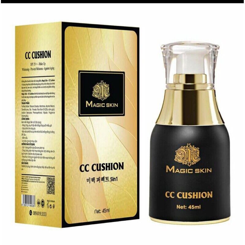 Cc cushion magic skin chống nắng và che khuyết điểm da căng rạng rỡ