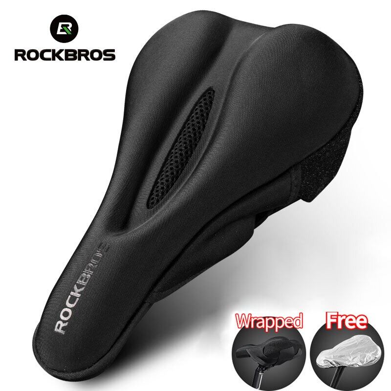 Rockbros Bọc Yên Xe Đạp MTB đường công cụ bảo hộ bọc gối rỗng Silicone thoáng khí bọc yên xe đạp đi xe đạp bộ phận