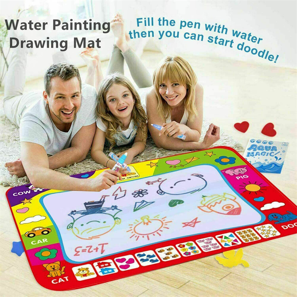 Board Drawing Doodle Painting Mat Kids Aqua Children Large