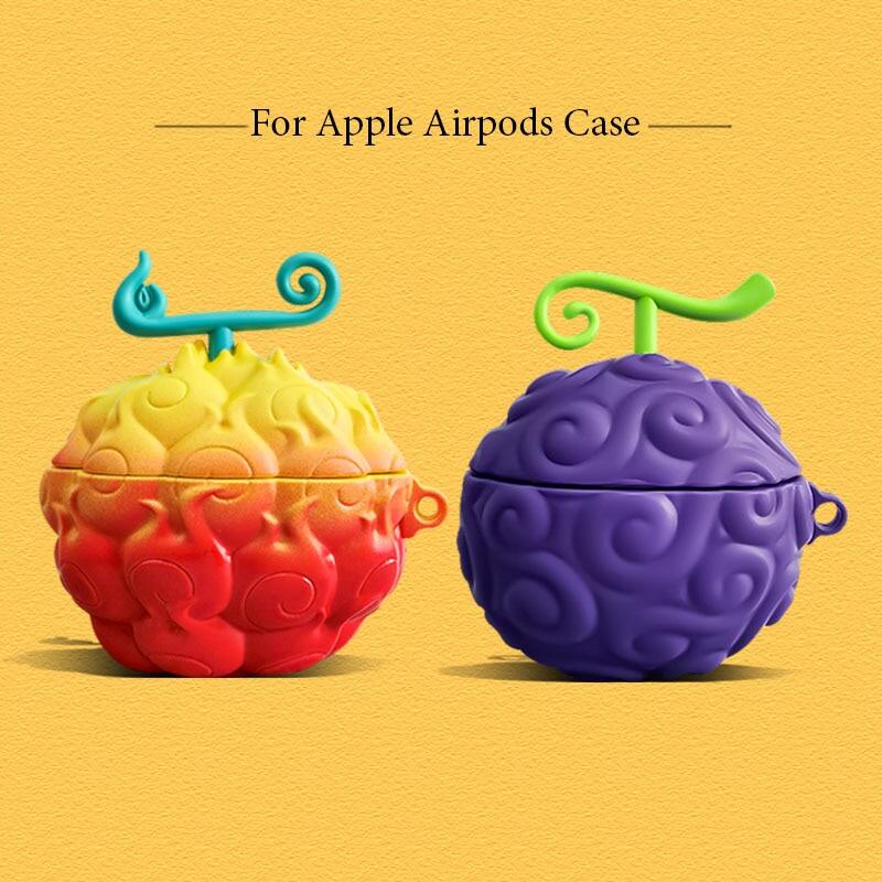 3D Devil Fruit Headphone Case for Apple Airpods 1 2 Pro Bluetooth Earphone