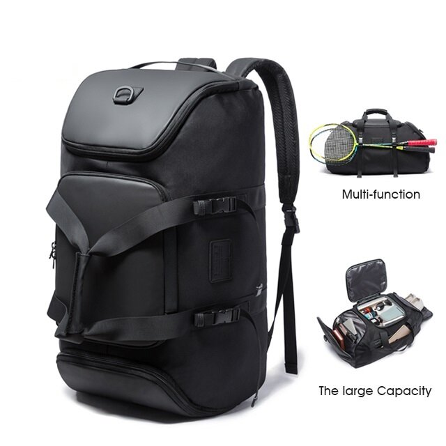 Túi Vải Thô Cho Nam Ba Lô Du Lịch Công Sở Túi Hành Lý Đeo Vai Túi Tập Gym Không Thấm Nước Lớn 36L