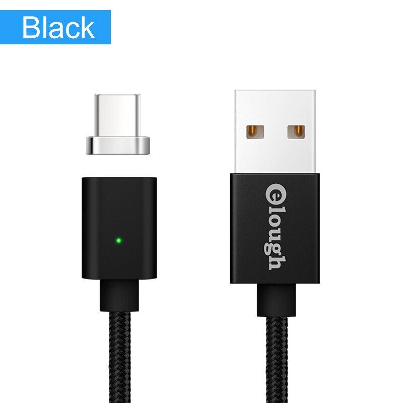 Elough e04 từ cáp cho iphone 8 nhanh chóng cáp sạc nam châm c di động poco xiaomi micro loại sạc usb x3 sạc điện thoại