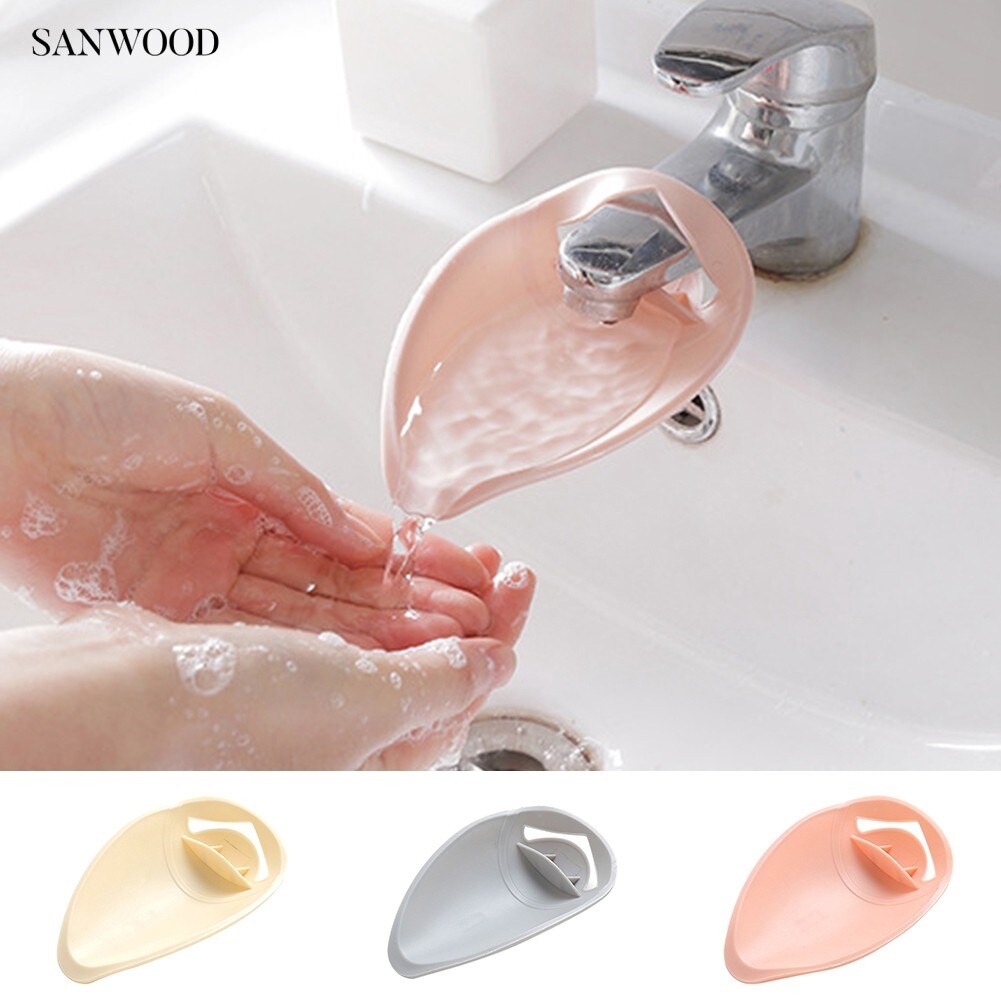 [AA TOOT]❂✵ ❤♨Practical Bathroom Water Tap Faucet Extender for Children Baby Hands