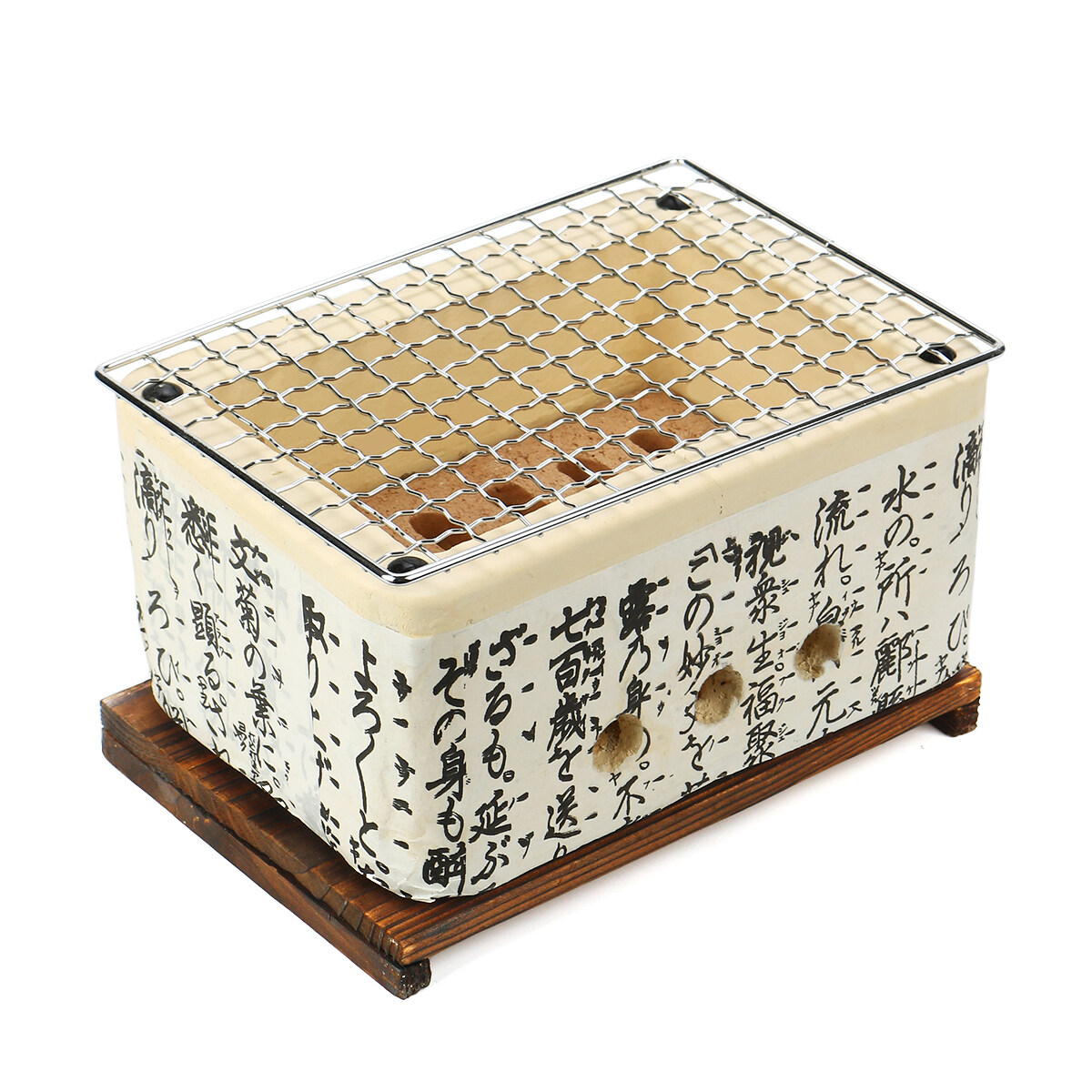 Generic 2 Sizes Japanese BBQ Grill Charcoal Grill Aluminium Alloy