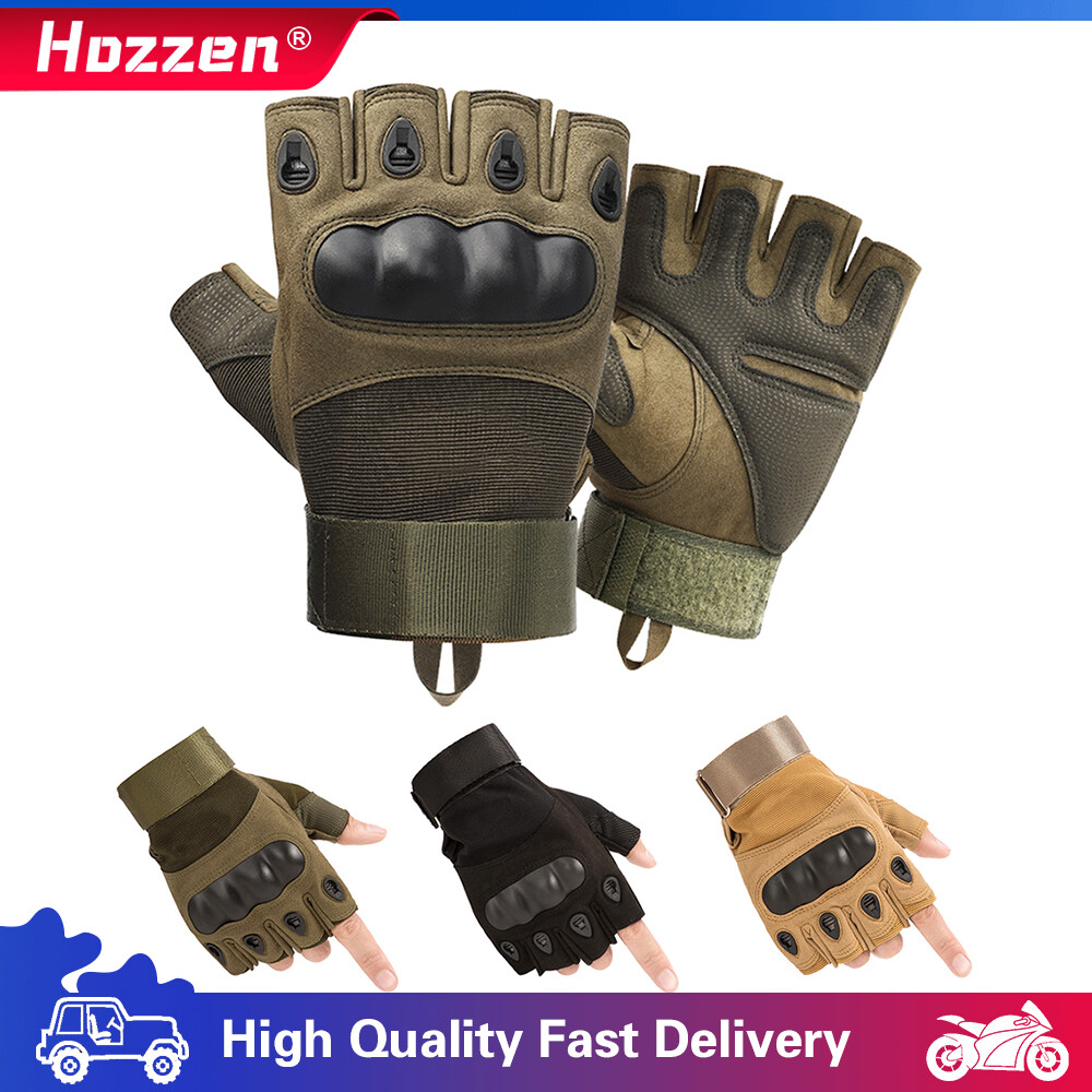 Hozzen Găng Tay Lái Xe Găng Tay Nửa Ngón Đi Xe Đạp Găng Tay Xe Máy Găng Tay Đi Bộ Đường Dài Găng Tay Thể Thao Ngoài Trời