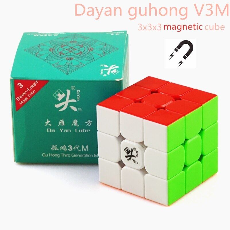 Dayan V3M 3X3X3 khối từ Guhong V3 M 3X3X3 Tốc Độ khối lập phương thần kỳ