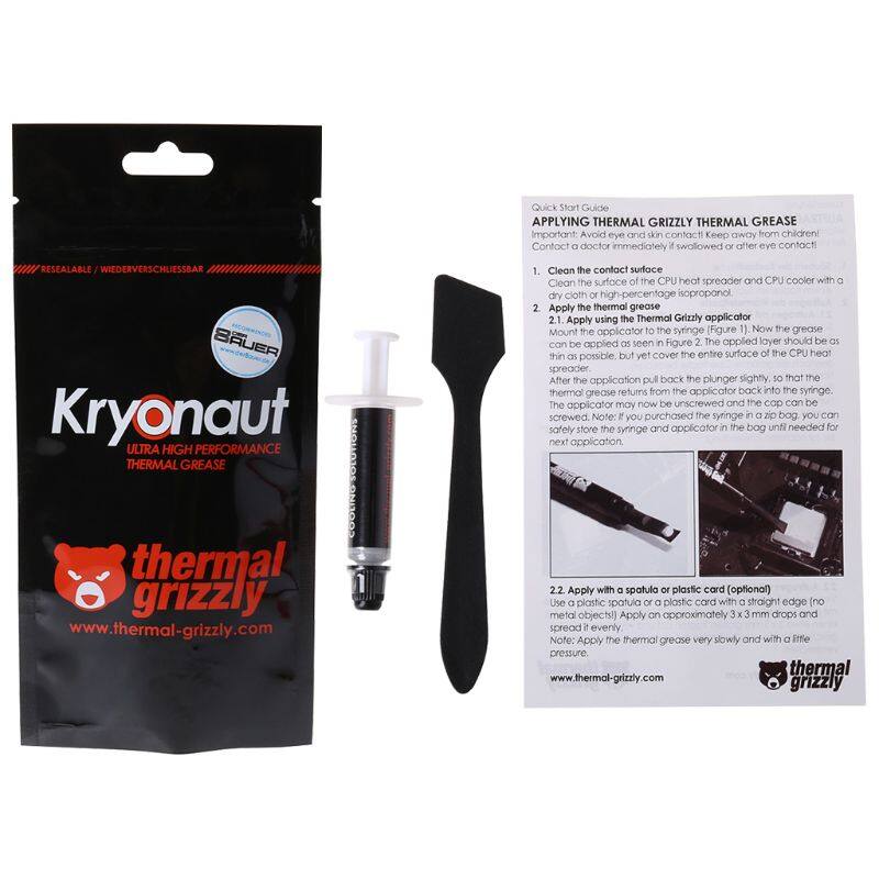 Tản Nhiệt Grizzly Kryonaut 1G Cho Cpu Amd Bộ Xử Lý Intel Quạt Tản Nhiệt Keo Tản Nhiệt Làm Mát Hợp Chất Mỡ Tản Nhiệt
