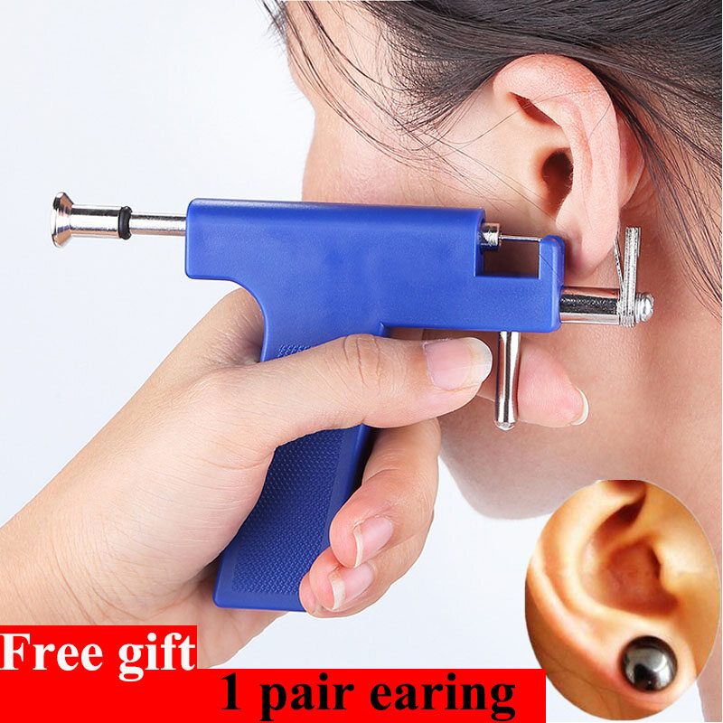 Bộ Dụng Cụ Xỏ Lỗ Tai Chuyên Nghiệp, Gồm 98 Chiếc Đinh Tán, Dụng Cụ Xỏ Lỗ Cơ Thể, Mũi Và Tai