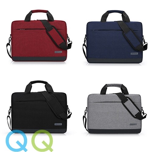 READY STOCK QQ 15 Inch Elegant Business Man Women Bag Messenger Sling Beg Laptop Handbags Tote Shoulder Handbag