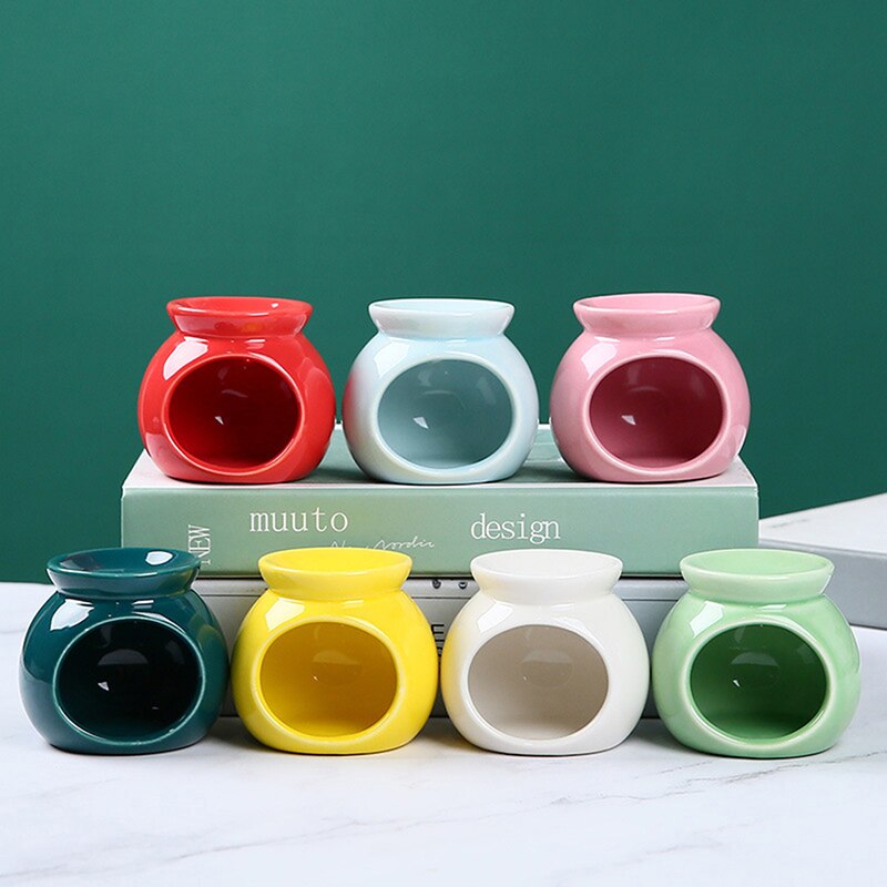 Decorative Incense Holder Home Decor Accessories Aroma Diffuser Essential Oil Furnace Porcelain Incense Burner