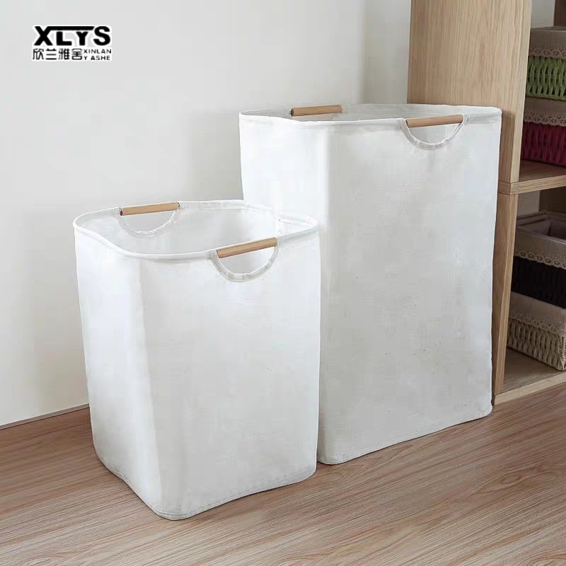 XINLANYASHE basket, cloth basket, basket Foldable Portable Dirty Clothes Basket, Cloth Disposable Clothes Basket for Bathroom Bedroom Home ราคา 118 บาท*ส่งฟรี