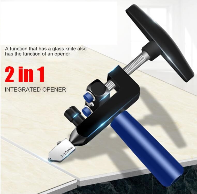 Dụng cụ cắt gương gạch thủ công bộ dụng cụ cắt kính đa năng, gốm gạch mở dụng cụ cắt gạch kính dễ dàng