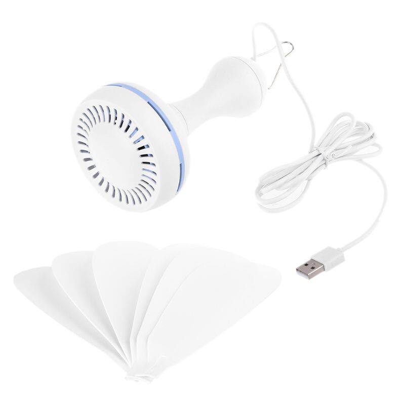 Quạt trần usb 6 lá 5v quạt làm mát không khí treo usb quạt 16.5 inch cho cắm trại ngoài trời ký túc xá giường gia đình
