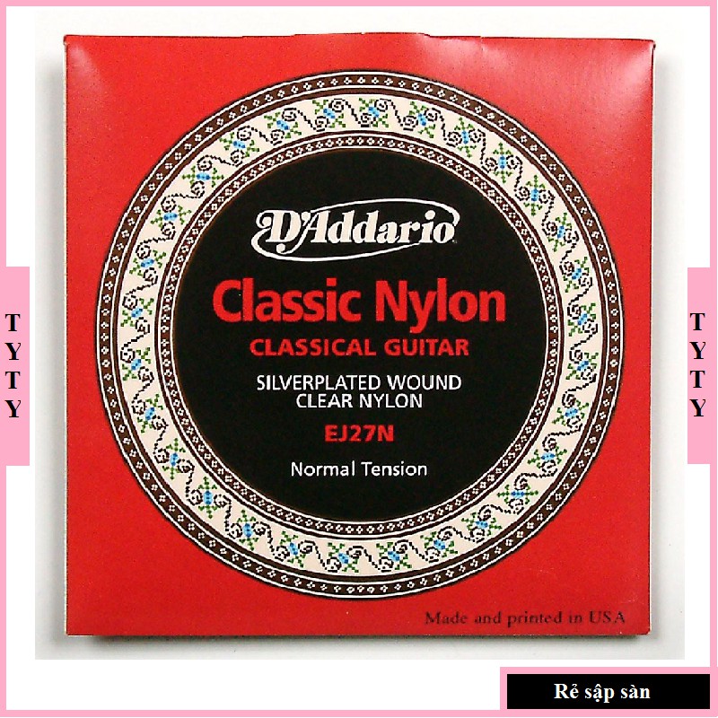 Dây đàn guitar classic daddario ej27n tytymusic
