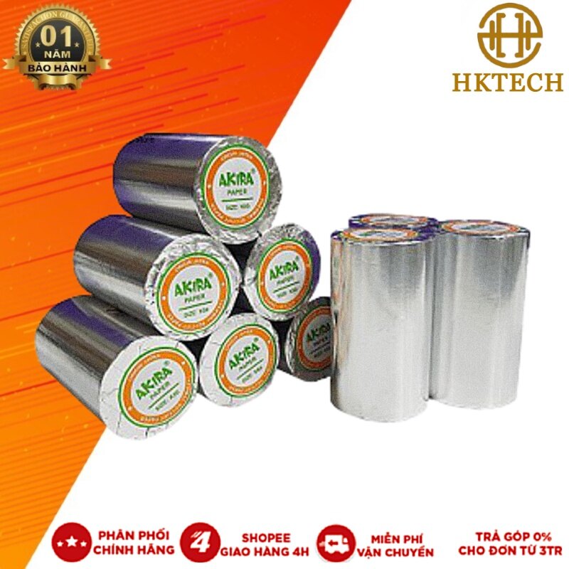 100 cuộn giấy in hoá đơn k57 đường kính 38mm akira dành cho máy pos