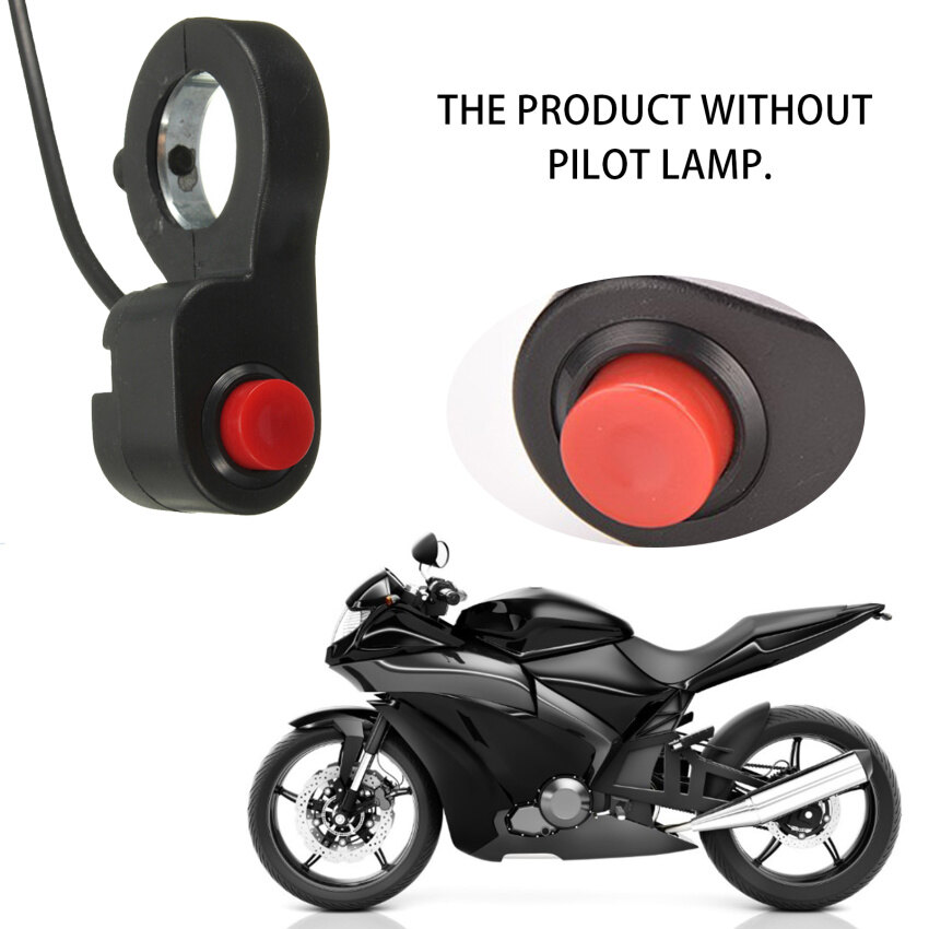 Công Tắc Còi Gắn Tay Lái Xe Máy Thông Dụng 7/8 Inch Giết Nút Chuyển Đổi, Công Tắc Đơn Động Cơ Xe Đạp Điện
