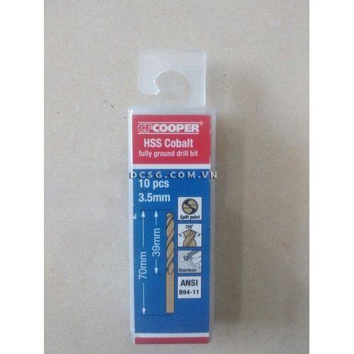 Mũi khoan thép inox 3.5mm cfcooper hcm035 | japan tools