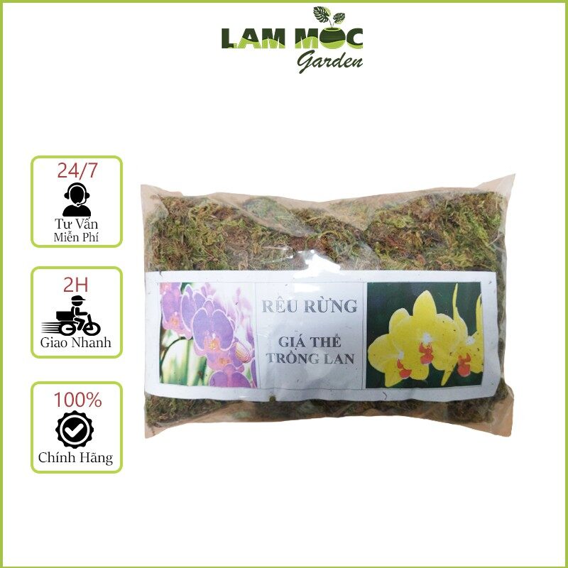 Rêu rừng trồng lan đã xử lý gói 150gram