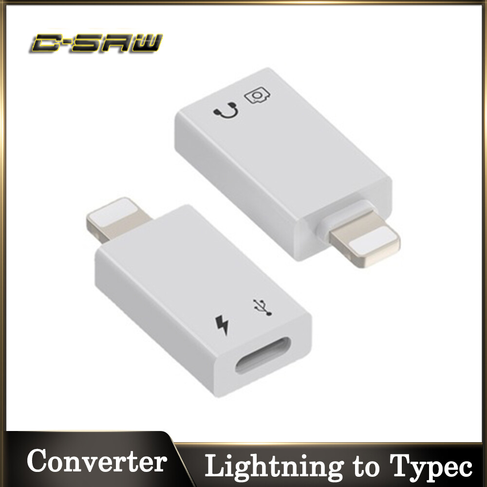 C-SAW OTG Bộ Chuyển Đổi, Đĩa U Âm Thanh Lightning To Typec Cáp Dữ Liệu Adapter