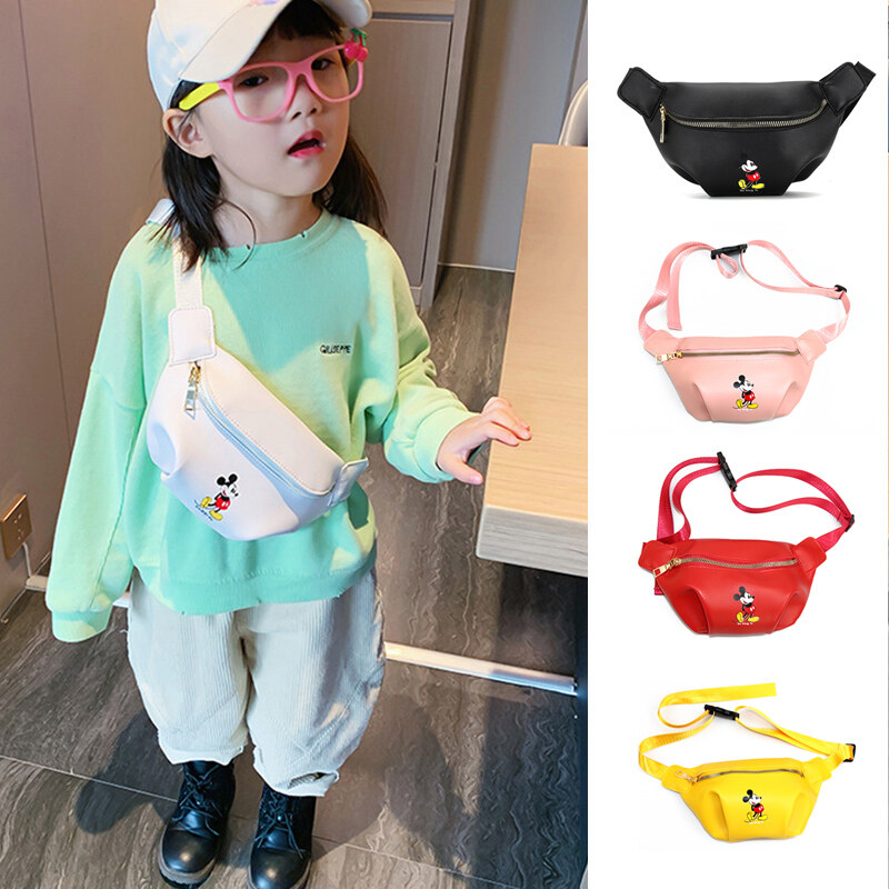 KTtrade Trẻ Em Cô Gái Chàng Trai Túi Đeo Chéo In Hoạt Hình Dây PU Túi Đeo Trước Ngực