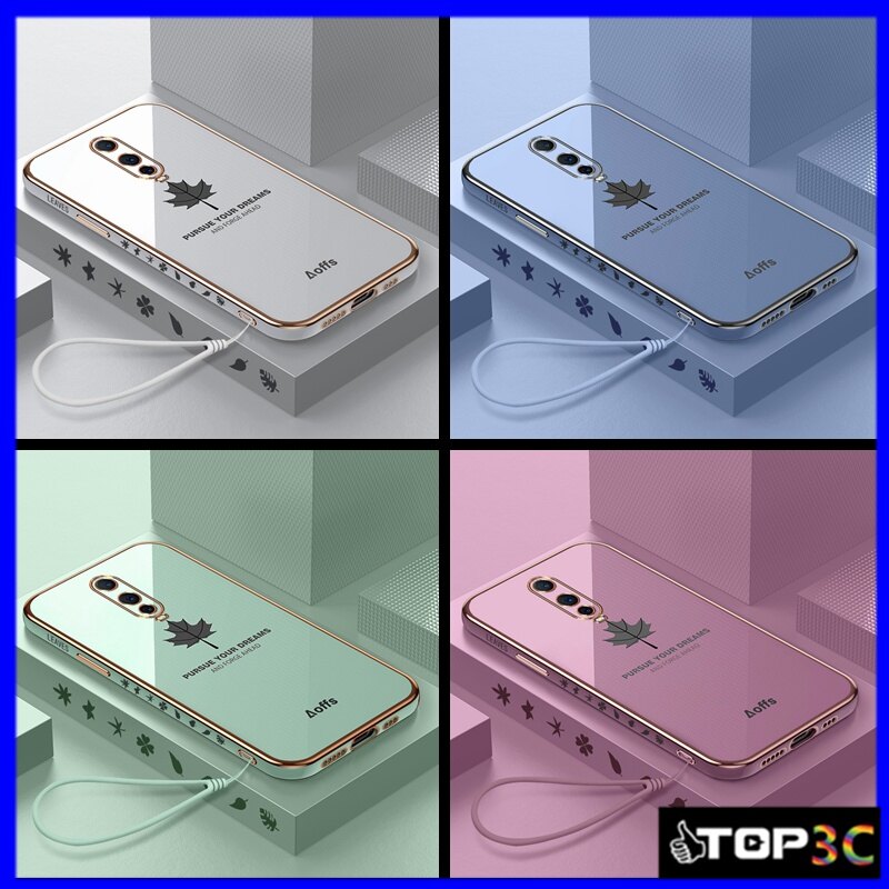 Ốp Lưng Oppo R17 Pro Ốp Lưng Điện Thoại Lá Phong Cạnh Thẳng FY