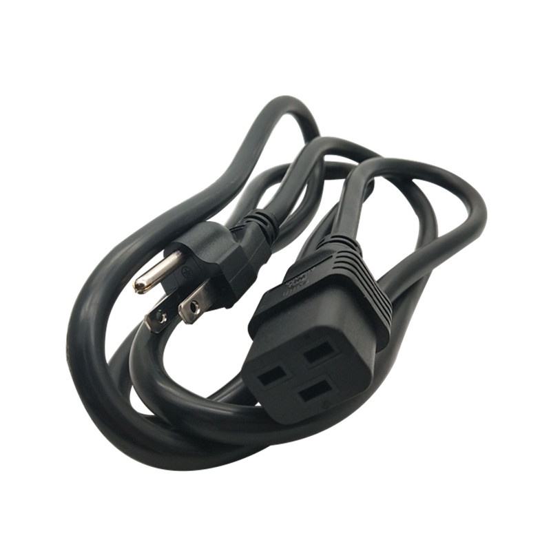 Dây nguồn nema 5-15p đến c19 iec 60320 đồng nguyên chất 16awg 1.8m/6ft 16a 110 ~ 250v dây nguồn bộ lưu điện pdu