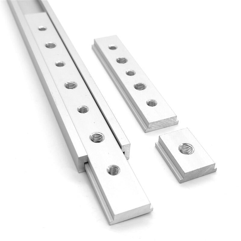 Thanh Trượt Rãnh Chữ T M6/M8 Đai Ốc Rãnh Chữ T Hợp Kim Nhôm Cho Rãnh Chữ T Loại 30/45 Dụng Cụ Gia Công Gỗ