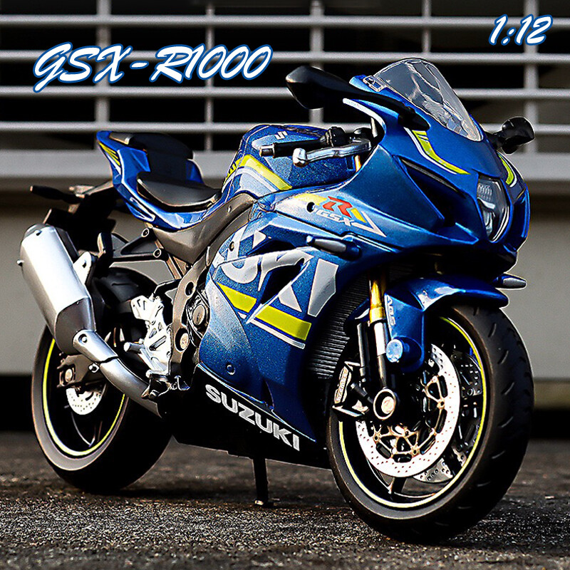 【RUM】 GSX-R1000 SUZUKI Tỷ Lệ 1:12 Mô Hình Xe Máy Hợp Kim Đồ Chơi Xe Hơi Đúc Khuôn Cho Bé Trai Quà Tặng Sinh Nhật Đồ Chơi Xe Hơi Đồ Chơi Trẻ Em Mô Hình Xe Hơi Bộ Sưu Tập Mô Hình Xe Hơi