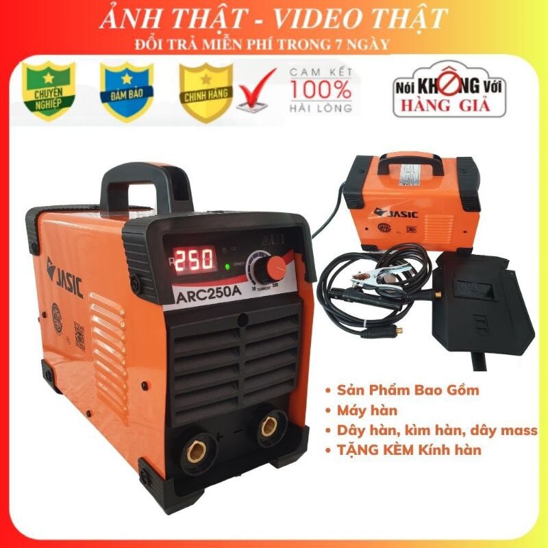 Máy hàn điện tử JASIC 250A Chuyên HÀN Kéo Que 3,2mm BẢO HÀNH 12 Tháng