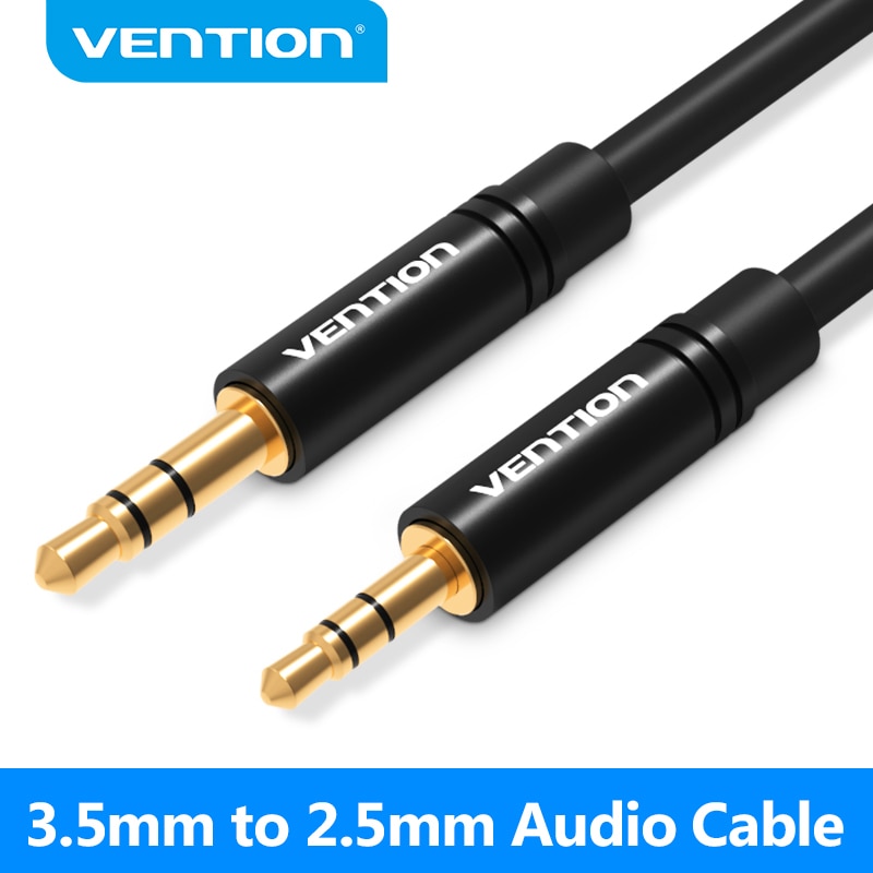 Vention giắc cáp aux 3.5 đến 2.5 giắc cáp âm thanh 3.5 mm sang giắc 2.5 mm giắc 3.5 cho tai nghe dây kết nối loa aux 2.5 đến 3.5