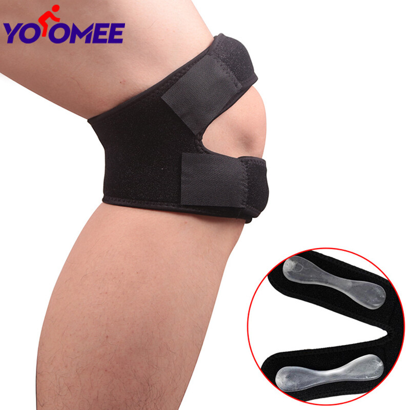 Yoomee 1 Pcs Knee Support Band Double Tibia Knee Joint Band Adjusttable Knee Joint Pain Relief, Sports Injury Recovery Support ราคา 116 บาท*ส่งฟรี