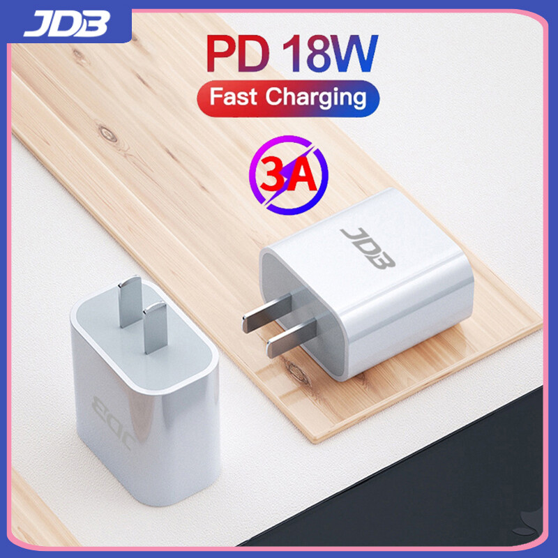 Bộ Chuyển Đổi Sạc Nhanh IPhone JDB PD18W USB Type-C Sạc, Cổng Sạc PD Du Lịch Cho iPhone 11 Pro, XR, X, Xs, Max, 8