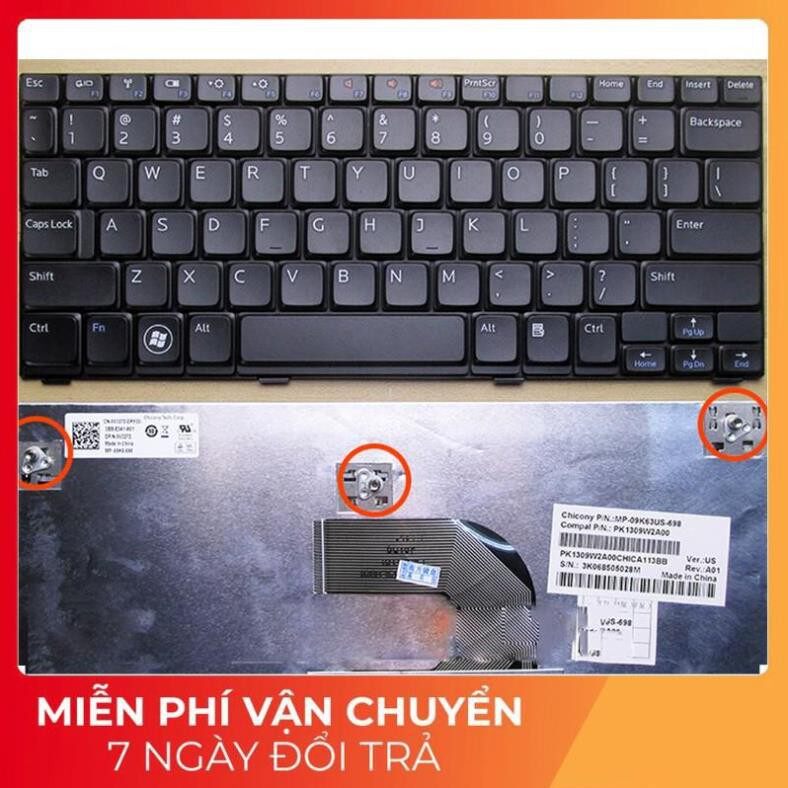 Bàn phím laptop dell mini 1012 1018 - keyboard dell