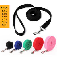 Calistouk  เชือกจูงสุนัขยาว3สี1.5M 1.8M 3M 4.5M 6M 10M สายจูงสัตว์เลี้ยงสำหรับฝึกเดินสายรัดปลอกคอสุนัขแมว