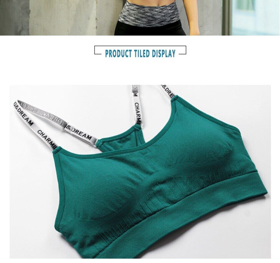 SUPERFLOWER Sports Bra Yoga Fiess Sports Quick Drying Running Gym Training Shockproof Underwear_voghion.com