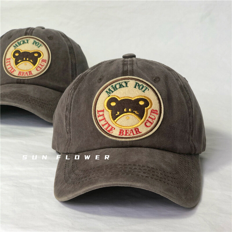 Lovely Cat Baseball Cap for Girl for Women Pink - 3
