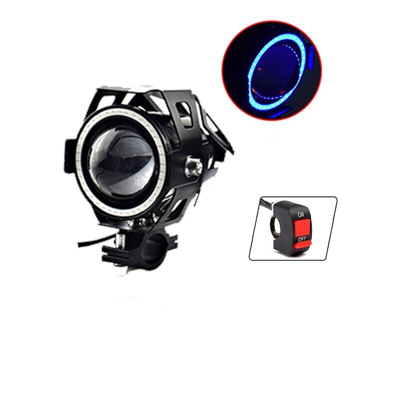 Đèn pha đèn DRL sương mù xe phụ trợ lái xe moto LED U7 Spotlight xe máy