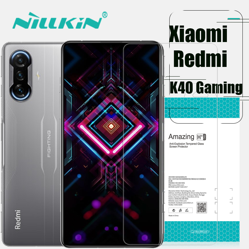 Nillkin kính 0.2mm cho xiaomi redmi k40 miếng bảo vệ màn hình chơi game miếng kính cường lực 9h chống vân tay chống nổ h + pro