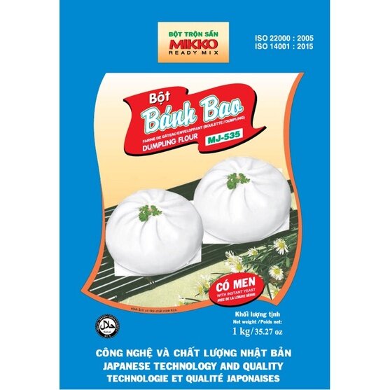 1kg Bột bánh bao Mikko trộn sẵn