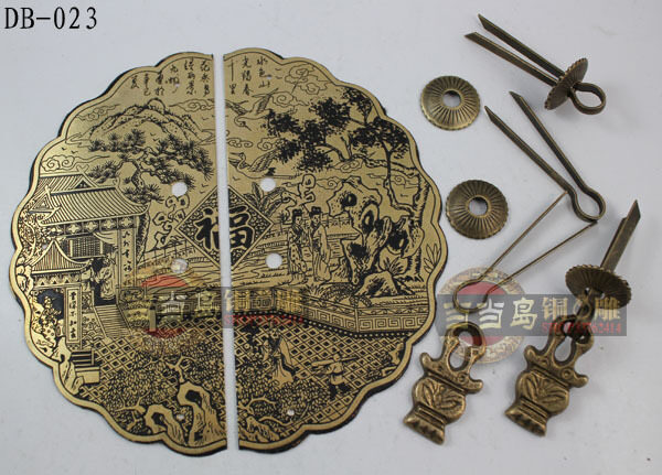 Worth-Buy UClanka 140mm Chinese style furniture Antique Brass Accessories