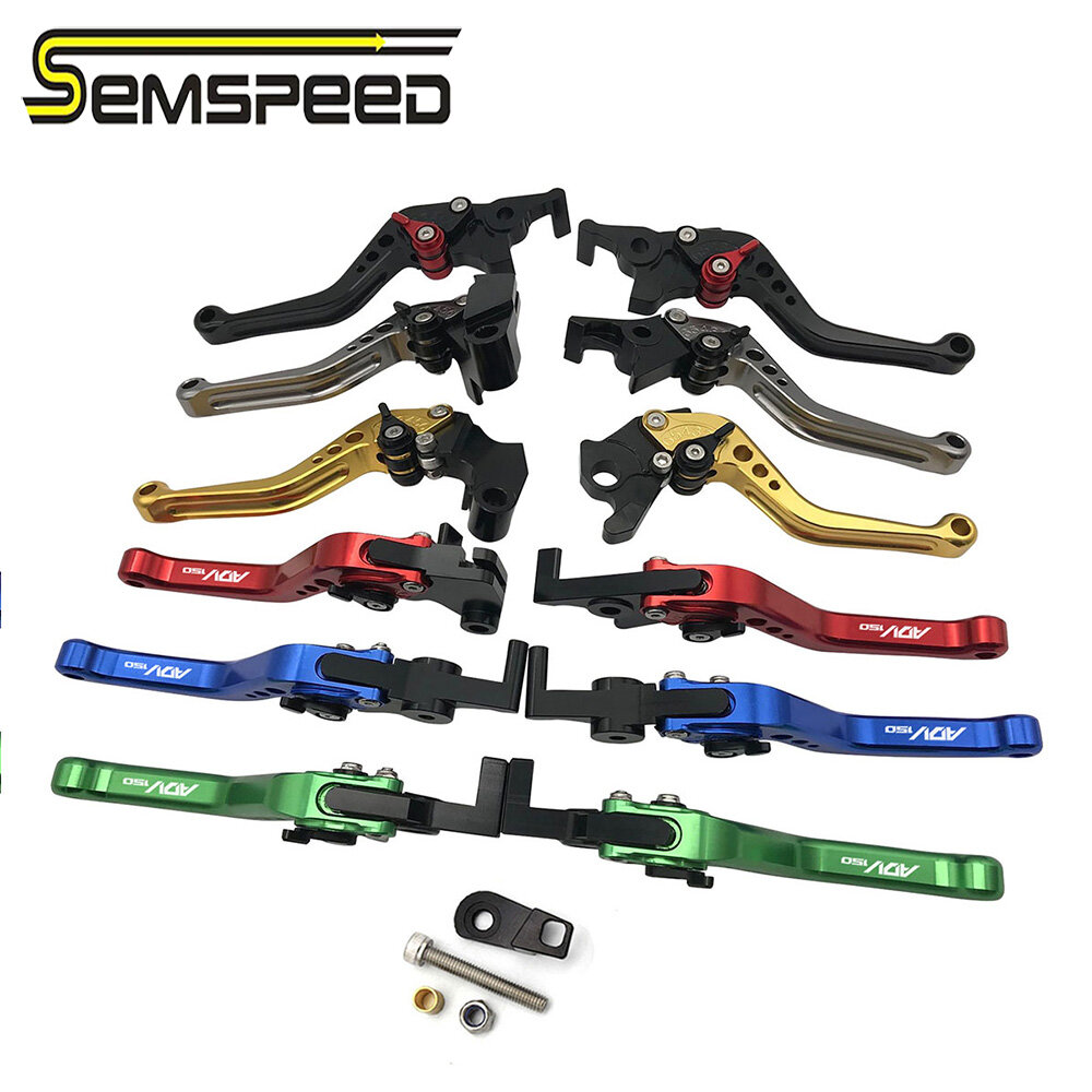 SEMSPEED Motorcycle Brake Levers Handle Parking Lock For Honda ADV150 ADV 150 2019-2022 2023 ราคา 1,147 บาท*ส่งฟรี