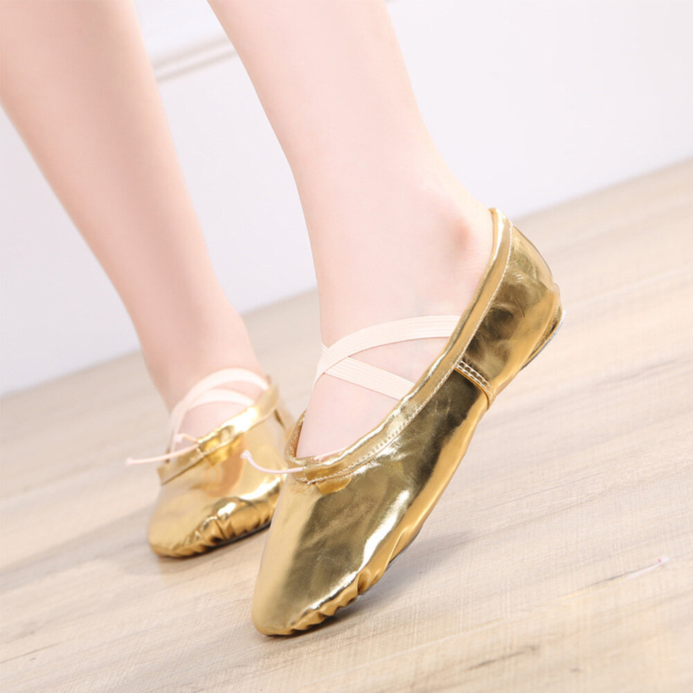 BC công chúa nhỏ Shining cô gái Giày Ba lê đế mềm múa ba lê Dép cô gái nữ diễn viên Ballet Giày Ba lê phụ nữ Thể dục dụng cụ khiêu vũ Giày